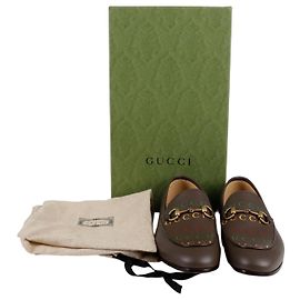 Gucci Mocassini Horsebit Marrone