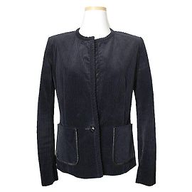 Giacca in velluto a coste blu navy Isabel Marant Étoile Blu