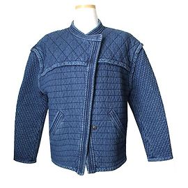 Isabel Marant Étoile Baumwollsteppjacke Blau