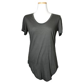 Olivegrünes T-Shirt von Helmut Lang Grün