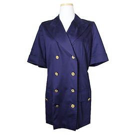 Escada Giacca blu royal a doppio bottone Blu