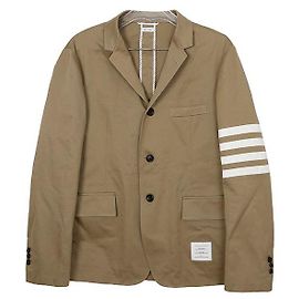 Thom Browne Size Diagonal Unconstructed Jacket Brown