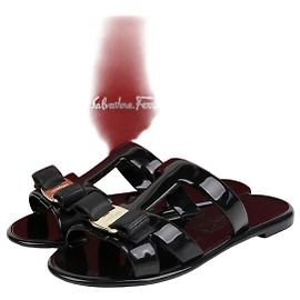 Salvatore Ferragamo Sandale Lilia Taille Noir