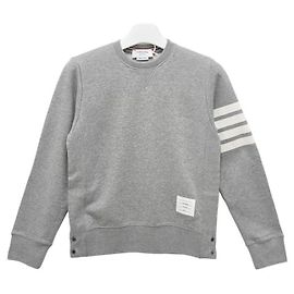 Thom Browne Asymmetric Armband Loopback Classic Sweatshirt Light Gray Brown