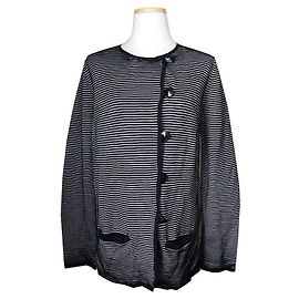Cardigan Rayé Armani Collezioni Noir