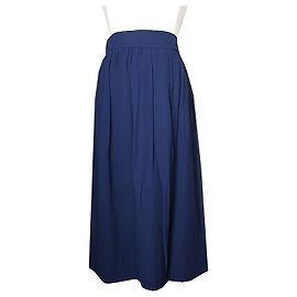 Saia de seda azul Sonia Rykiel Azul