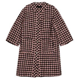 Gucci Houndstooth Check Coat Size Pink