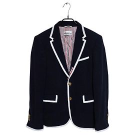 Thom Browne Giacca Blazer Nieman Marcus Blu