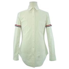 Thom Browne Camisa Armband RWB Blanco