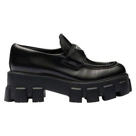 Prada Mocassins Monolith Preto