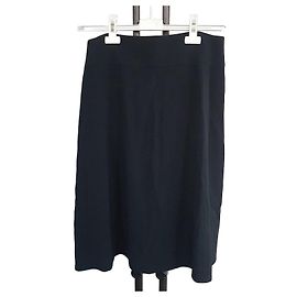 Sonia Rykiel Gonna lunga a trapezio Nero