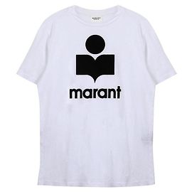 Isabel Marant Logo T-Shirt für Damen Weiß