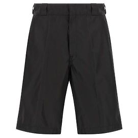 Prada Nylon Bermuda Pants Black