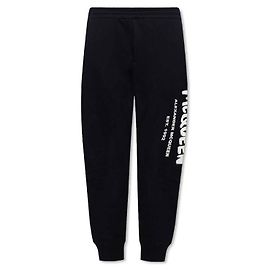 Alexander Mcqueen Graffiti Jogging Pants Black