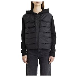 Moncler Padded Hooded Jacket Black