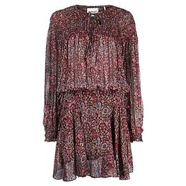 Isabel Marant Blumenmusterkleid Braun