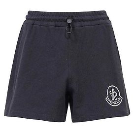Moncler Shorts con Logo Azul