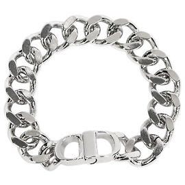 Dior Bold Chain CD Silberarmband Silber