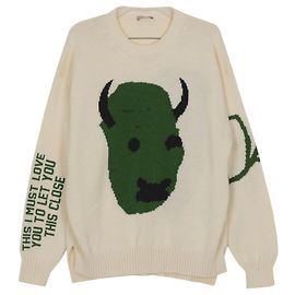 Dior Cactus Jack Ecru Wool Knit Size White