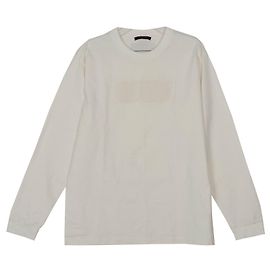 Louis Vuitton Besticktes LV Langarm-T-Shirt XXL Weiß