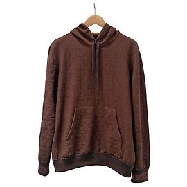 Louis Vuitton Monogramm-Jacquard-Hoodie Braun