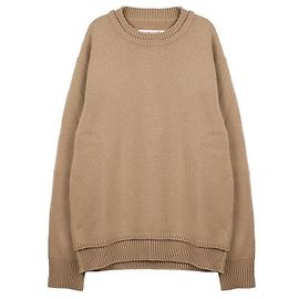 Maison Martin Margiela Elbow Patch Sweater Brown