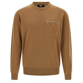 Fendi Wollpullover ATMOF Braun