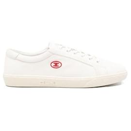 Céline Schnürsneaker Weiß Weiß