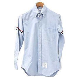 Thom Browne Stripe Shirt Blue