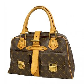 Borsa Manhattan GM Monogram Louis Vuitton Marrone