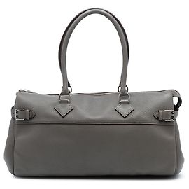 Hermès Gris Clemence Atlas 42 Marron