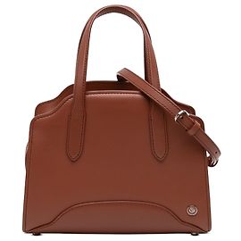 Borsa Sesia in micro pelle marrone Loro Piana Marrone