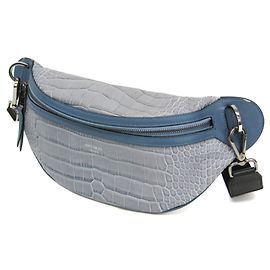 Marsupio/borsa a tracolla in pelle da donna Jimmy Choo Marrone Blu