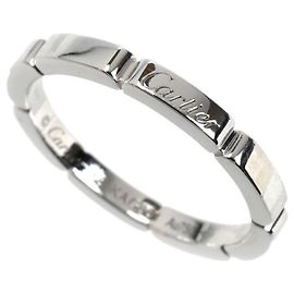 Cartier 18K White Gold Maillon Panthère Band Ring Other