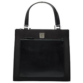 Tote Bag mit YSL-Logo von Saint Laurent Schwarz