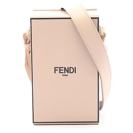 Bolsa de Ombro Fendi Box Rosa
