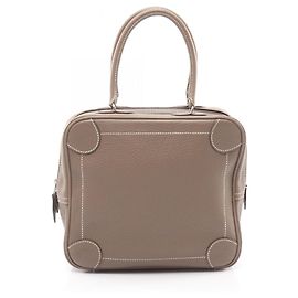 Hermès Bolsa Hermes Omnibus PM em cinza Etoupe Marrom Taupe