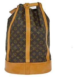 Louis Vuitton Randonnee Backpack Monogram Canvas GM Brown