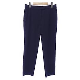 Pantalones de algodón Max Mara STUDIO Azul Azul marino