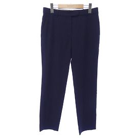 Max Mara STUDIO Cotton Pants Blue Navy blue