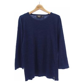 Camiseta de algodón Ralph Lauren RRL Azul Azul marino