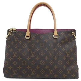 Bolsa Pallas Monogram Louis Vuitton Marrom Outro