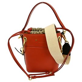 Chloé Borsa a secchiello mini in pelle Chloe Roy Rosso