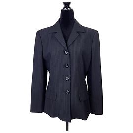 Max & Co Max Co pinstripe jacket y2k Black