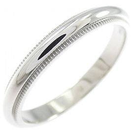 Tiffany & Co Tiffany Milgrain Band Ring in Platinum Other