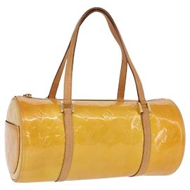 LOUIS VUITTON Monogram Vernis Bedford Handtasche Beige M91006 LV Auth 166564 Beige