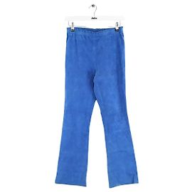 Stouls Legging en daim bleu Bleu