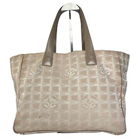 Borsa tote vintage Chanel beige Beige