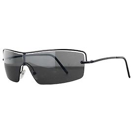 Gucci by Tom Ford 2000s GG2683/S Wrap Mask Shield Sunglasses Black