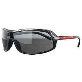 Prada SS04 ‘SPS06D’ Sports Wrap Mask Shield Sunglasses Black